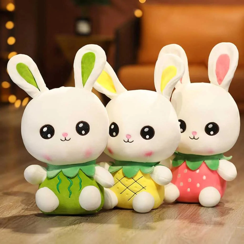 Premium Fruit Bunny Pillow 35cm Rabbit Soft Toy India