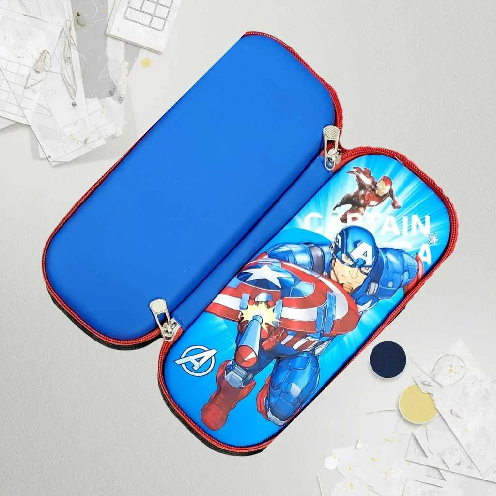 Premium Hard Shell Superhero Pencil Case for Kids | DODKart