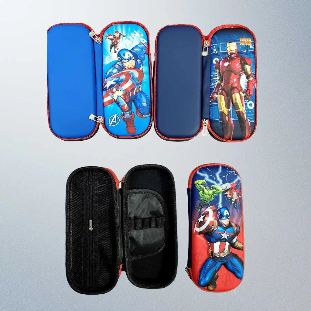 Premium Hard Shell Superhero Pencil Case for Kids | DODKart