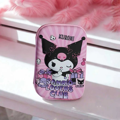 Premium Kuromi Hard Shell Pencil Case for Girls