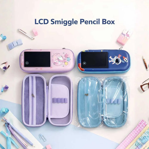 Premium LCD Drawing Pencil Box - Smart EVA Smiggle-Style Stationery Case