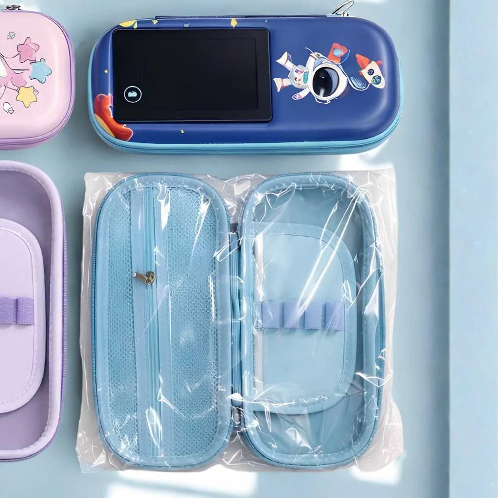 Premium LCD Drawing Pencil Box - Smart EVA Smiggle-Style Stationery Case