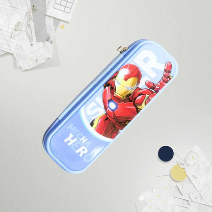 Premium Mecha Captain Hard Shell Pencil Case for Kids | Durable EVA Pouch