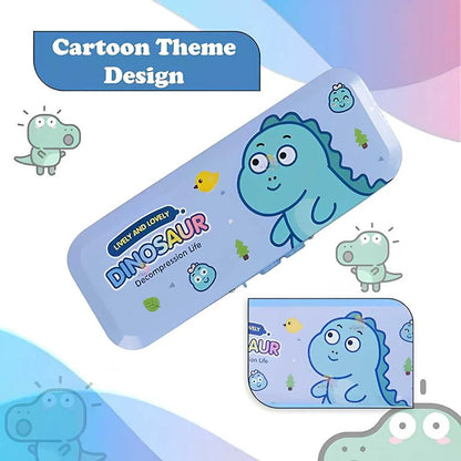 Premium Metal Pencil Box for Boys - Durable Multi-Layer Stationery Organizer