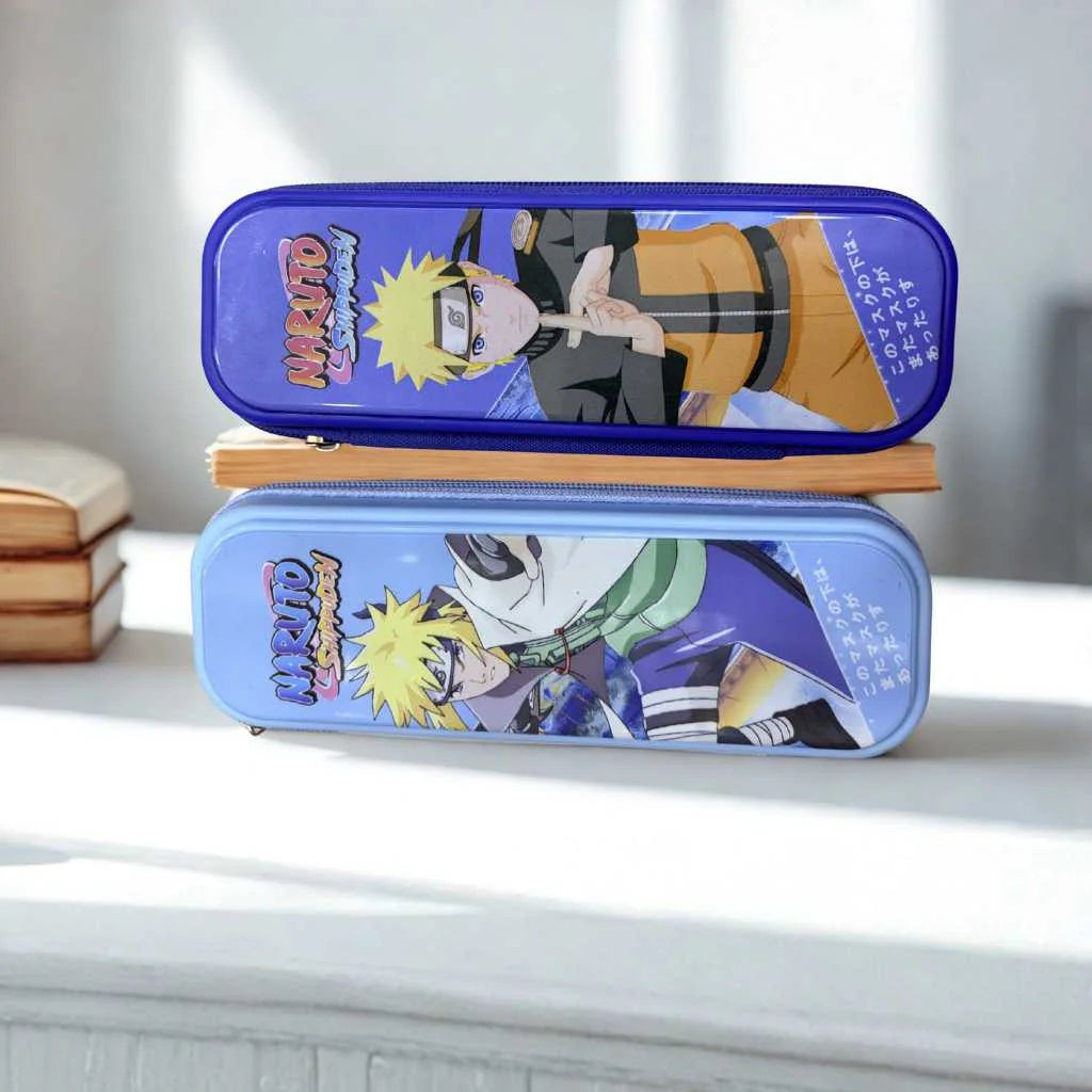 Premium Naruto Hard Shell Pencil Case for Kids | Durable Anime EVA Pouch
