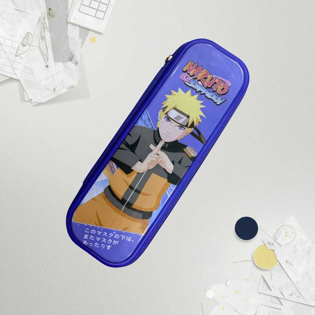 Premium Naruto Hard Shell Pencil Case for Kids | Durable Anime EVA Pouch