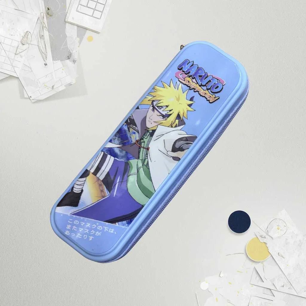 Premium Naruto Hard Shell Pencil Case for Kids | Durable Anime EVA Pouch