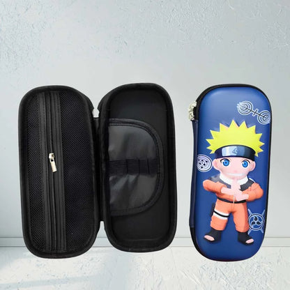 Premium Naruto Pencil Case | Durable Hard Shell Anime Stationery for Kids