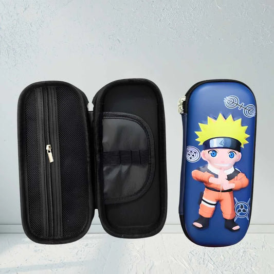 Premium Naruto Pencil Case | Durable Hard Shell Anime Stationery for Kids