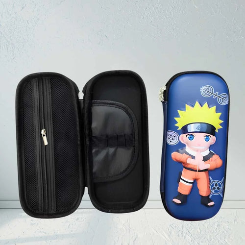 Premium Naruto Pencil Case | Durable Hard Shell Anime Stationery for Kids