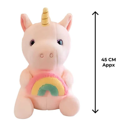 Premium Rainbow Unicorn Soft Toy Large Plushie 45cm