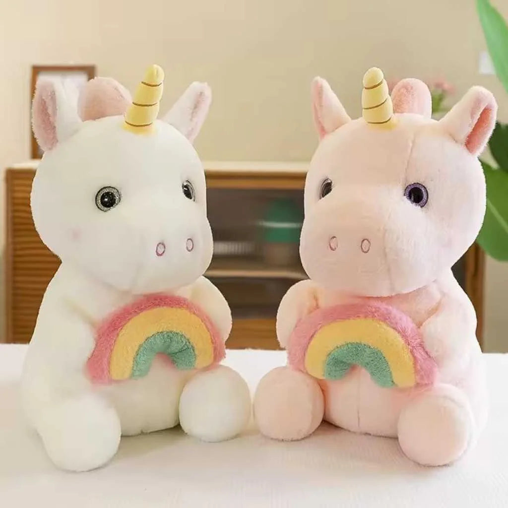 Premium Rainbow Unicorn Soft Toy Large Plushie 45cm