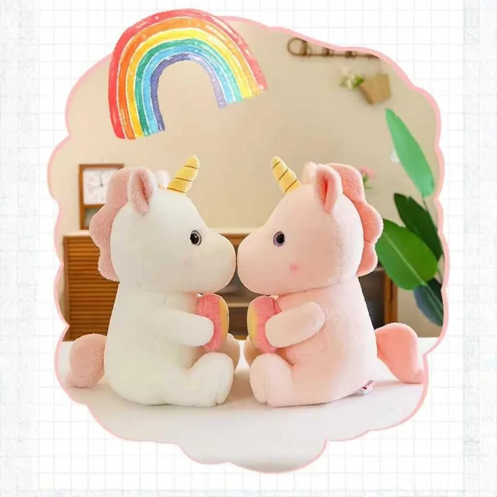 Premium Rainbow Unicorn Soft Toy Large Plushie 45cm
