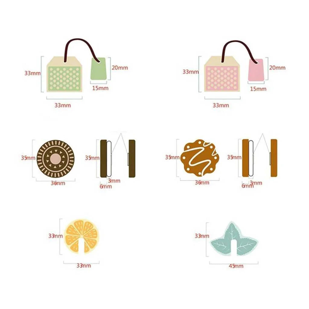 Pretend and Play Afternoon Tea Set Wooden Toys for Kids