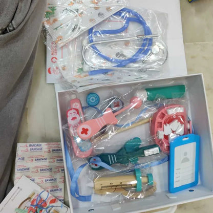 Pretend and Play Amazig Wooden Doctor Set for Kids