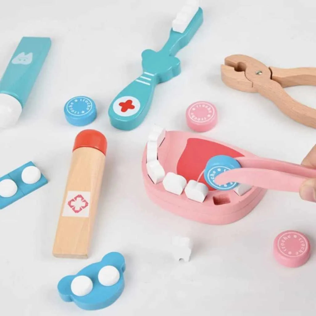Pretend and Play Amazig Wooden Doctor Set for Kids