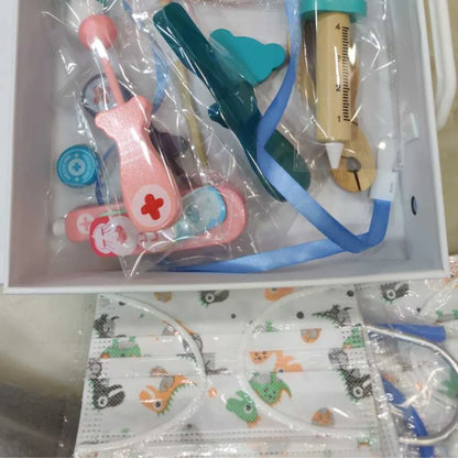 Pretend and Play Amazig Wooden Doctor Set for Kids
