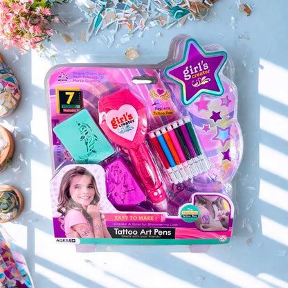 Pretend Play DIY Beautiful Beauty Tattoo Pen for Girls