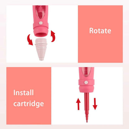 Pretend Play DIY Beautiful Beauty Tattoo Pen for Girls