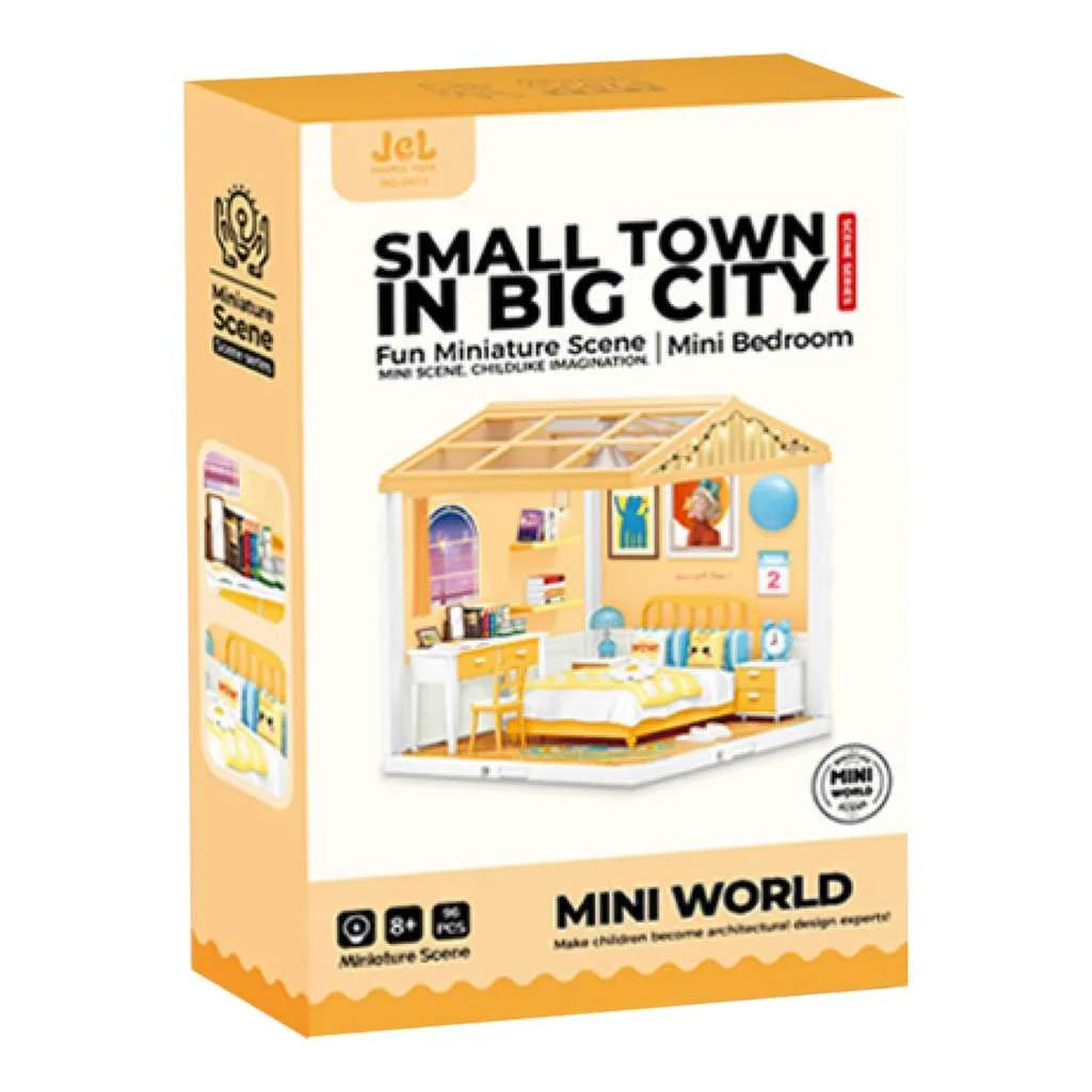 Pretend Play Mini Bedroom Doll House for Girls