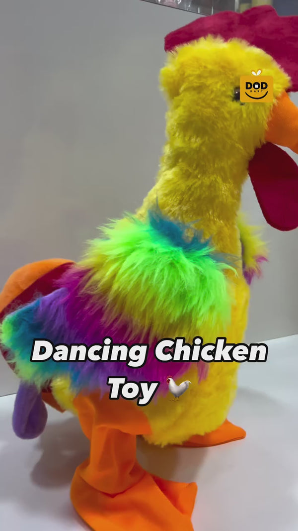 Cute Chicken Soft Toy with Sound and Music