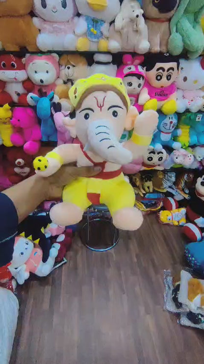 Mantra Chanting Ganesha Soft Toy for Kids