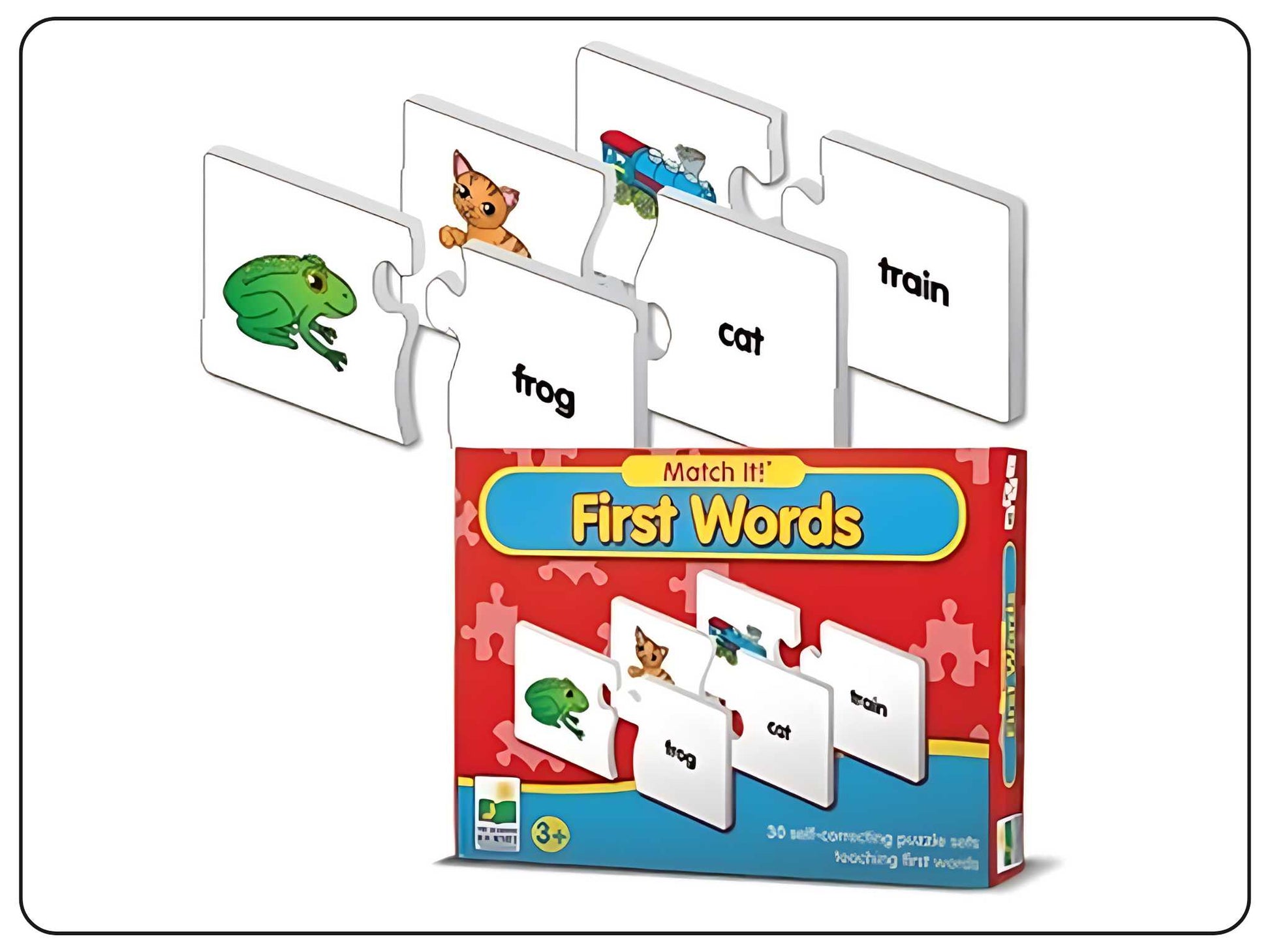 Reading Puzzle Match Game Educational Toy