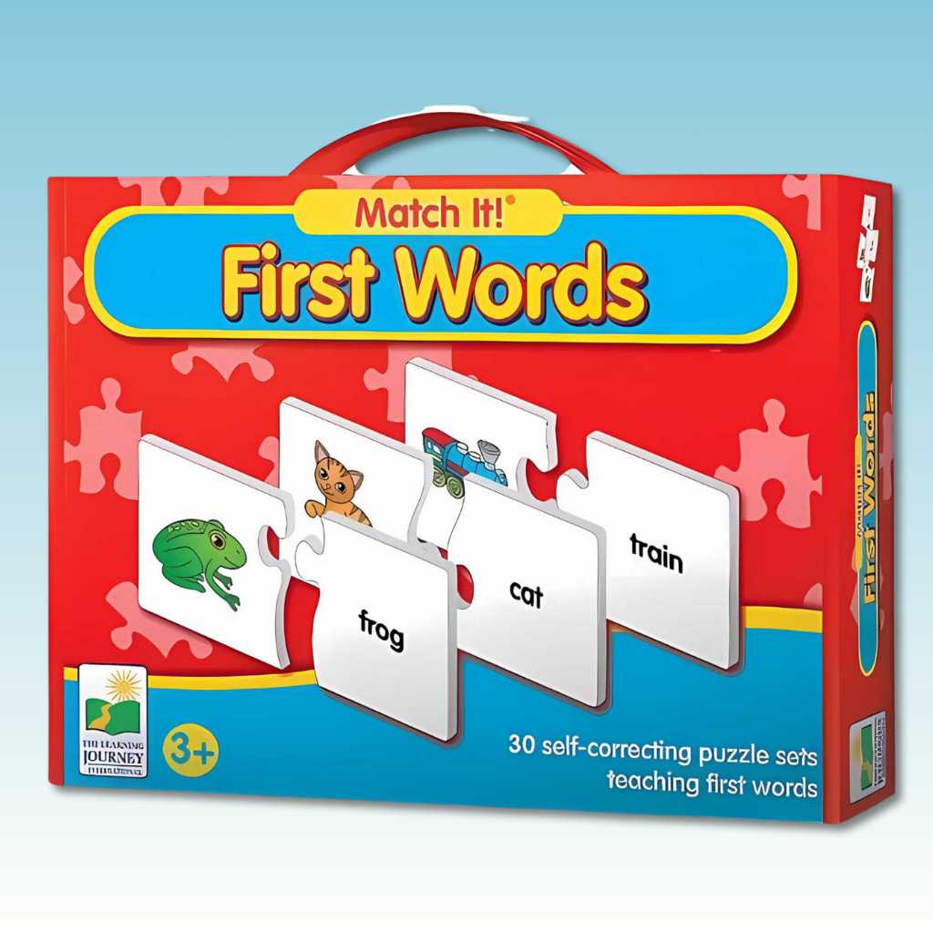 Reading Puzzle Match Game Educational Toy