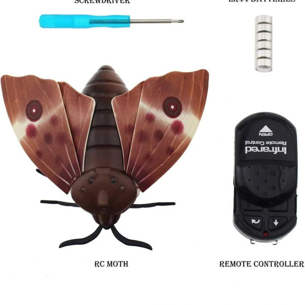 Remote Control Moth Animal Insect Toys