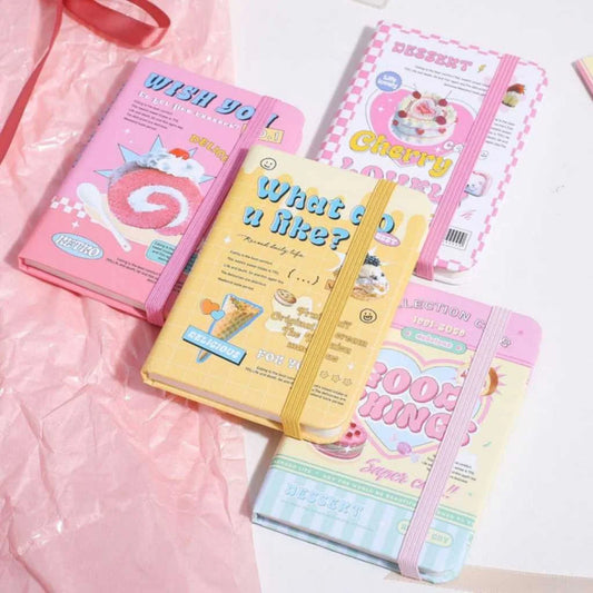 Retro Dessert Mini Notebook