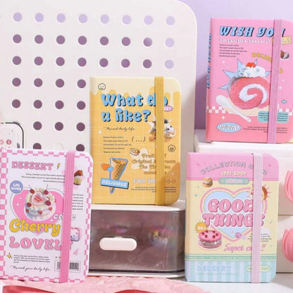 Retro Dessert Mini Notebook