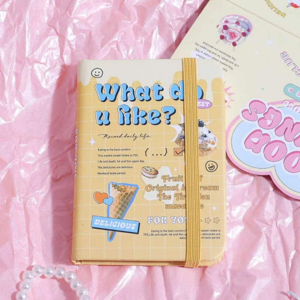 Retro Dessert Mini Notebook