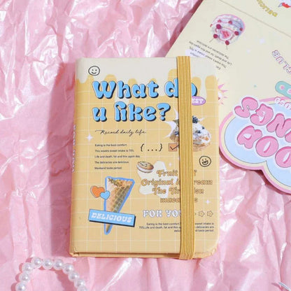 Retro Dessert Mini Notebook