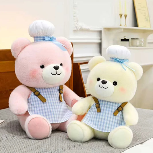 Retro Style Teddy Bear Plush Toy 35cm Vintage Edition