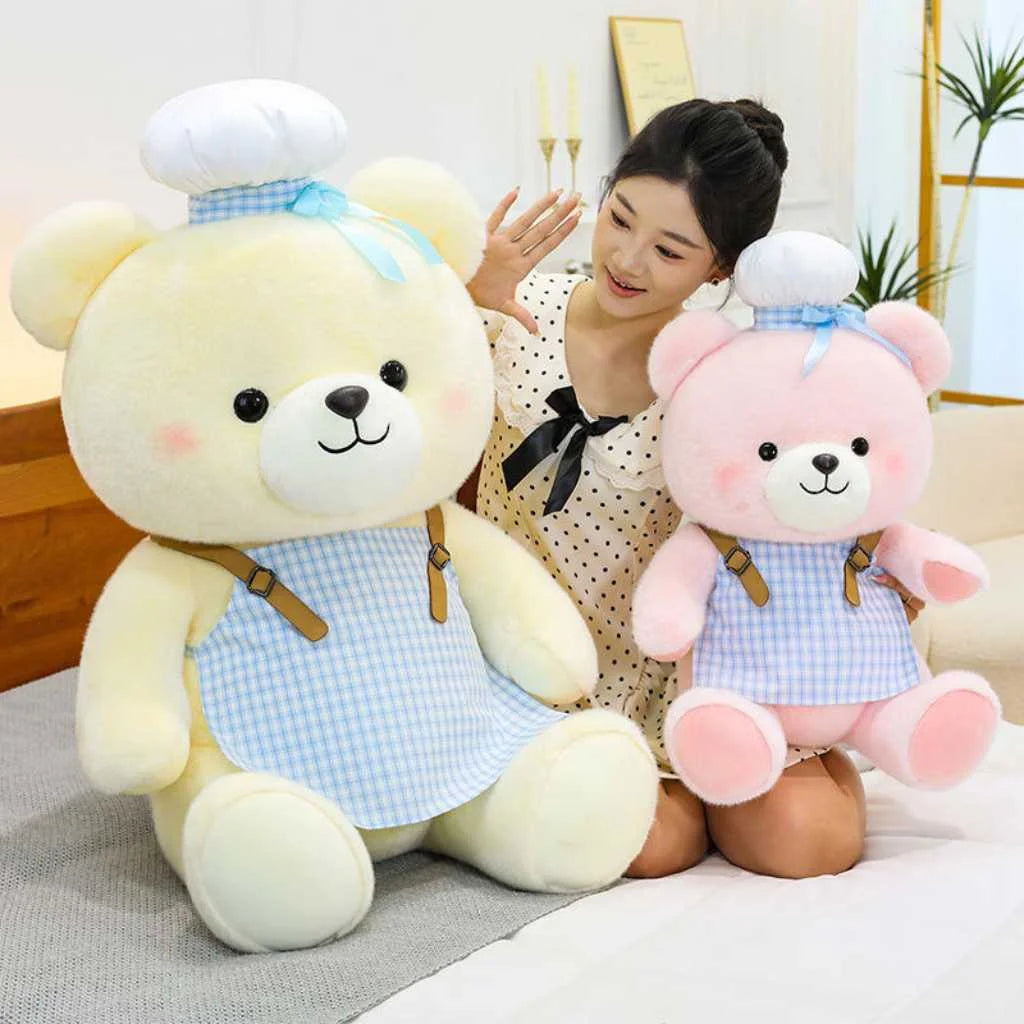 Retro Style Teddy Bear Plush Toy 35cm Vintage Edition