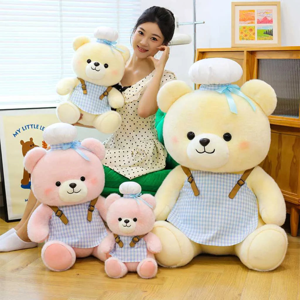 Retro Style Teddy Bear Plush Toy 35cm Vintage Edition