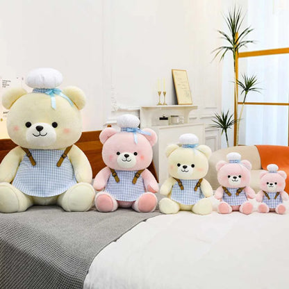 Retro Style Teddy Bear Plush Toy 35cm Vintage Edition