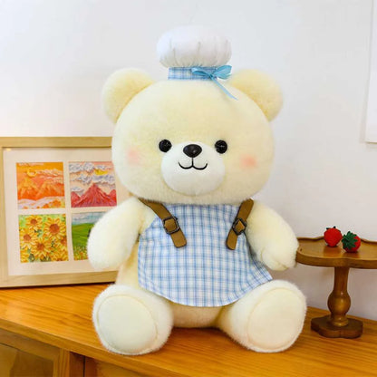 Retro Style Teddy Bear Plush Toy 35cm Vintage Edition