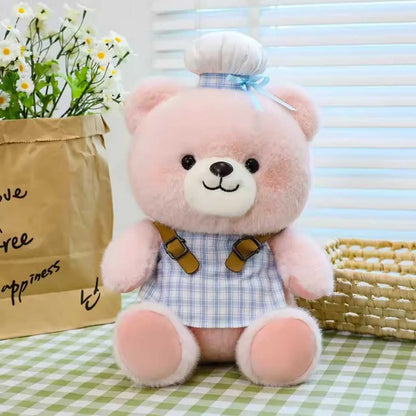 Retro Style Teddy Bear Plush Toy 35cm Vintage Edition