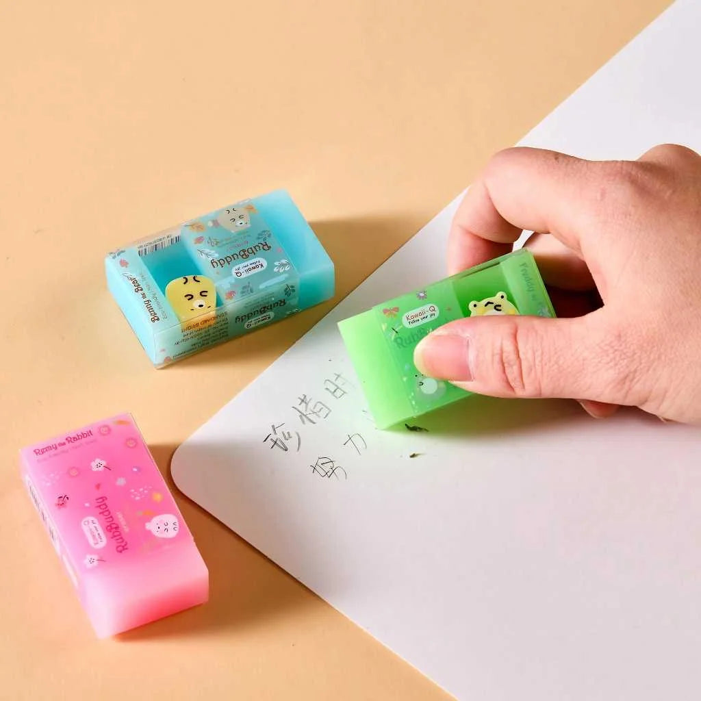 Rub Buddy Jelly Eraser - Dust-Free & Non-Toxic Cute Eraser for Kids