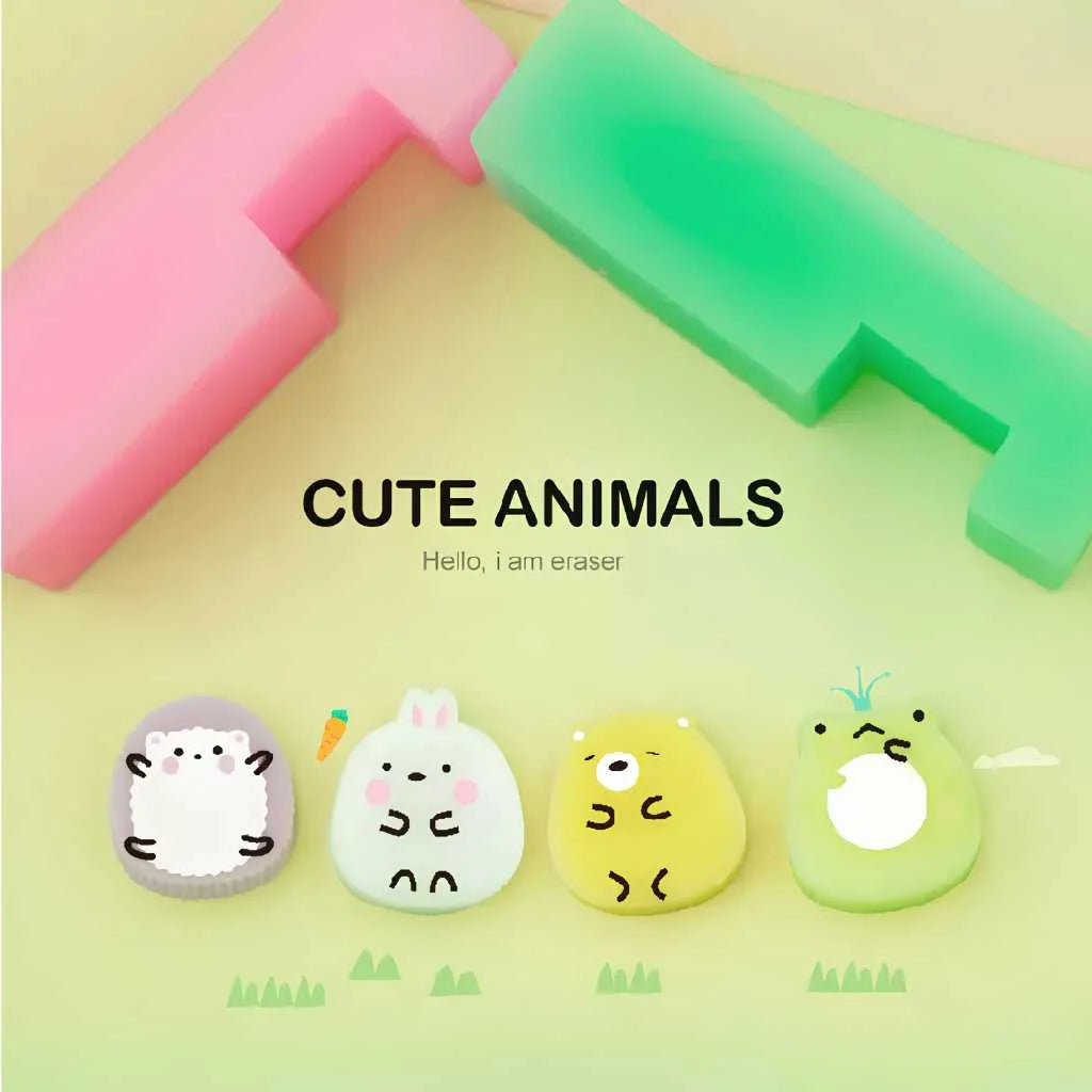 Rub Buddy Jelly Eraser - Dust-Free & Non-Toxic Cute Eraser for Kids