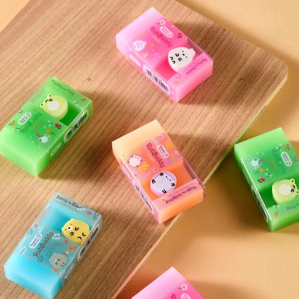 Rub Buddy Jelly Eraser - Dust-Free & Non-Toxic Cute Eraser for Kids