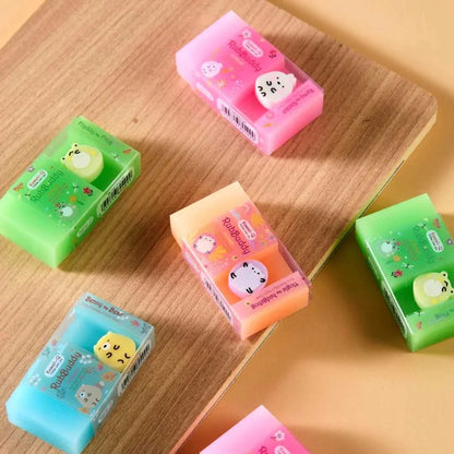 Rub Buddy Jelly Eraser - Dust-Free & Non-Toxic Cute Eraser for Kids