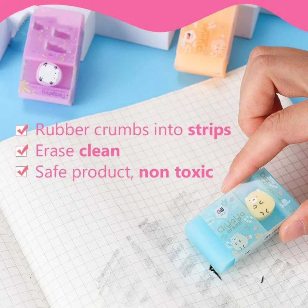 Rub Buddy Jelly Eraser - Dust-Free & Non-Toxic Cute Eraser for Kids