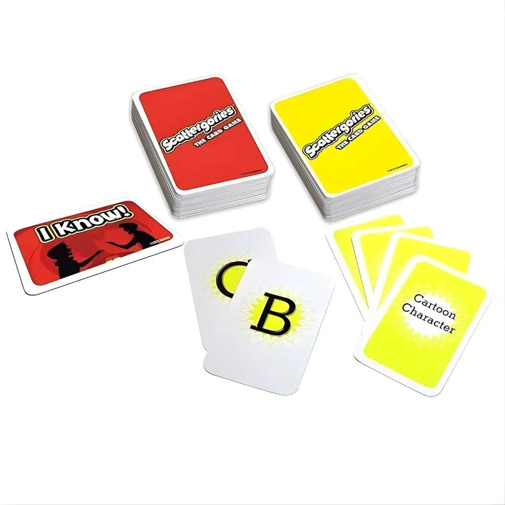 Scattergories Fast Paced Fun Challenge Childrens Playing Cards