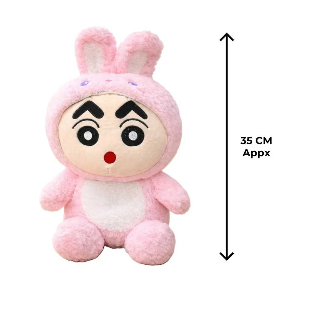 Shinchan Bunny Cosplay Plush Toy Premium 35cm Soft Toy