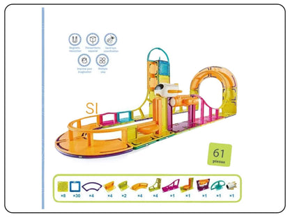 Sky Track Puzzle Game for Kids 61 Pcs 