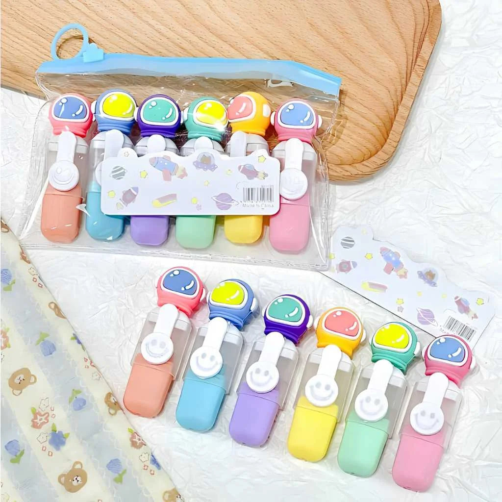 Space Astronaut Highlighters - Colorful Mini Pen Set | DODKart