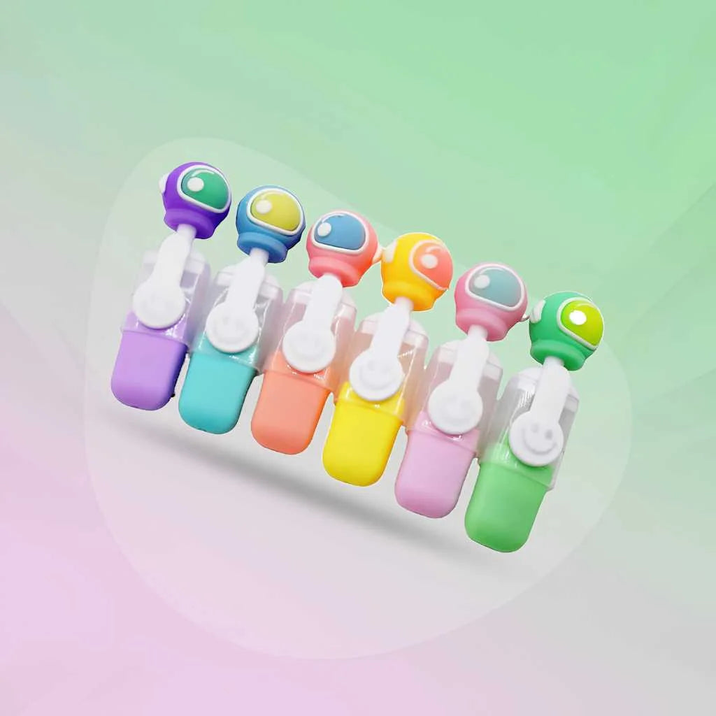 Space Astronaut Highlighters - Colorful Mini Pen Set | DODKart