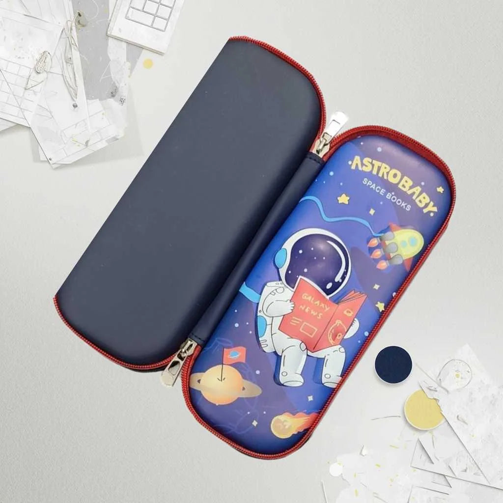 Space Astronaut Pencil Case | Durable Hard Shell Space-Themed Stationery